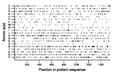 amino acid map