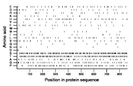 amino acid map