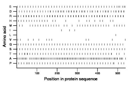 amino acid map