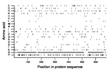 amino acid map