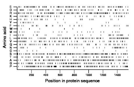 amino acid map