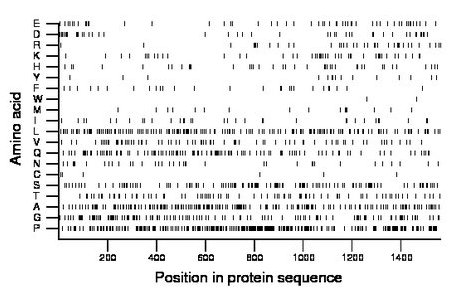 amino acid map